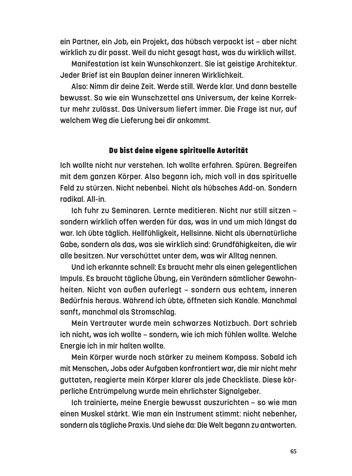 Du bist deine eigene spirituelle Autorität